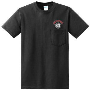 Limited Edition QUARANTINE CHAPTER POCKET Short Sleeve 100% Cotton Biker T-shirt?
