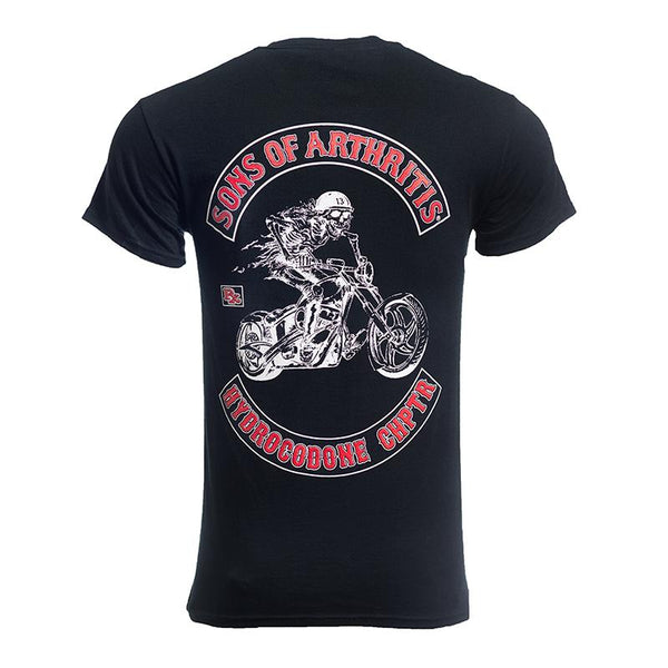 Sons of Arthritis Hydrocodone Chapter Pocket Biker T-Shirt