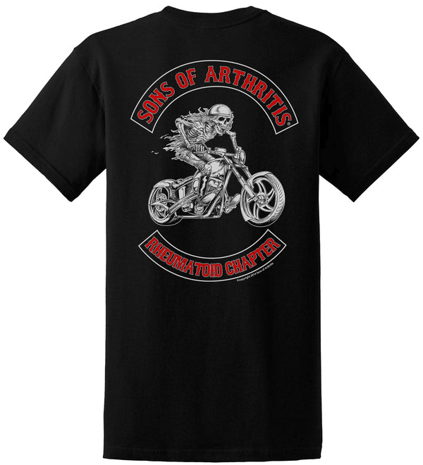 Rheumatoid Chapter Short Sleeve Biker T-Shirt