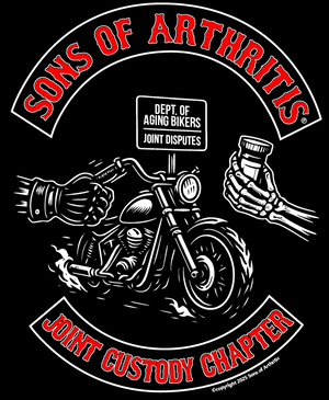 Sons of Arthritis - Joint Custody Chapter - Black