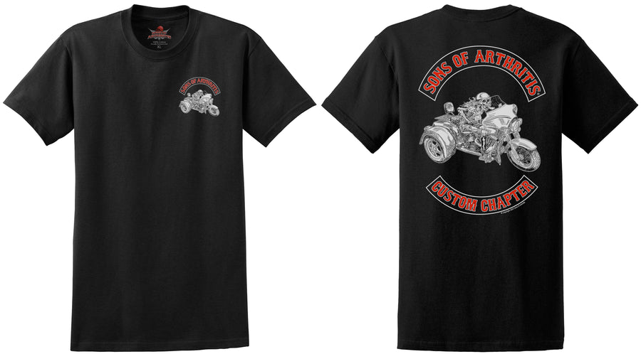 Sons of Arthritis TRIKE "Custom Chapter" T-Shirt