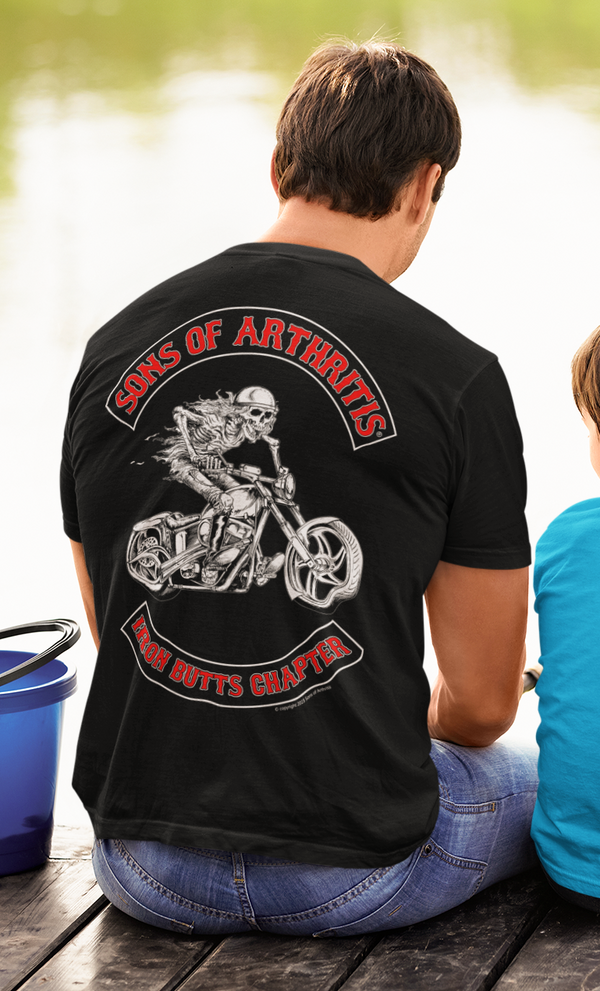 Sons of Arthritis Iron Butts Chapter - Black (See More Styles)