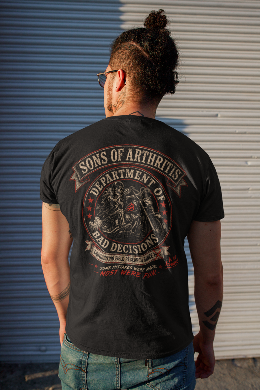Sons of Arthritis Department Of Bad Decisions - Black (More Styles Available)