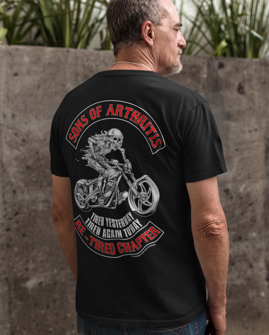 Sons of Arthritis Re-Tired Chapter - Black (See More Styles)