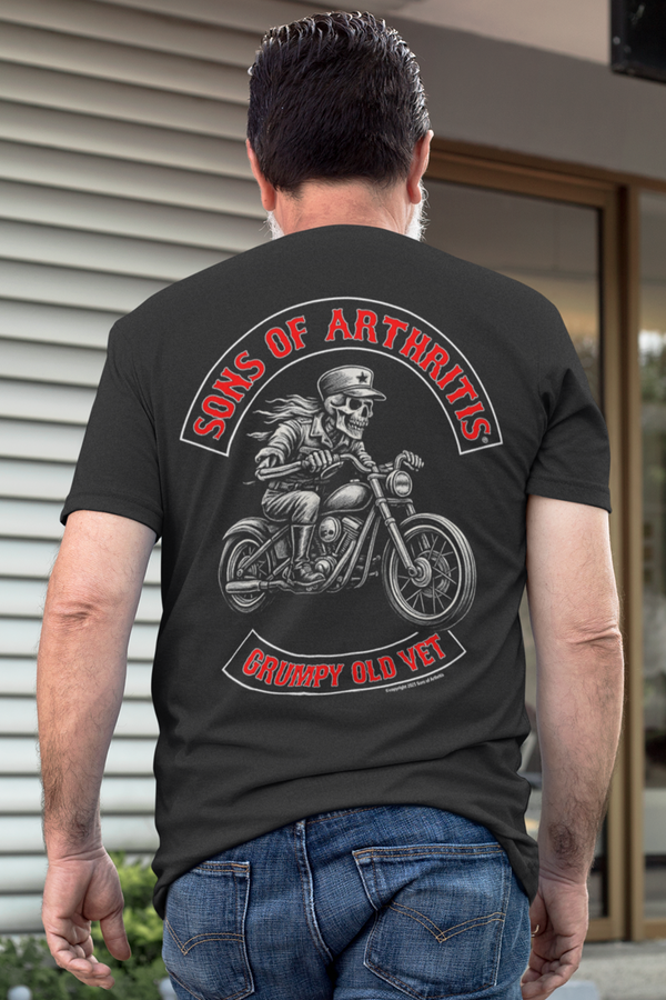 Sons of Arthritis Grumpy Old Vet - Black (See More Styles)