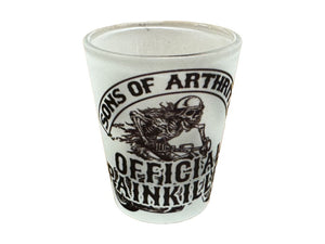 Sons of Arthritis Official Painkiller Shot Glass