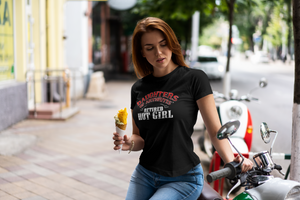 Daughters of Arthritis Retired Hot Girl Black Tee