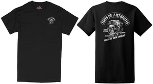 Sons of Arthritis Biker Checklist Chapter - Black (See More Styles)
