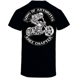 Sons of Arthritis KNEE CHAPTER Biker T-Shirt