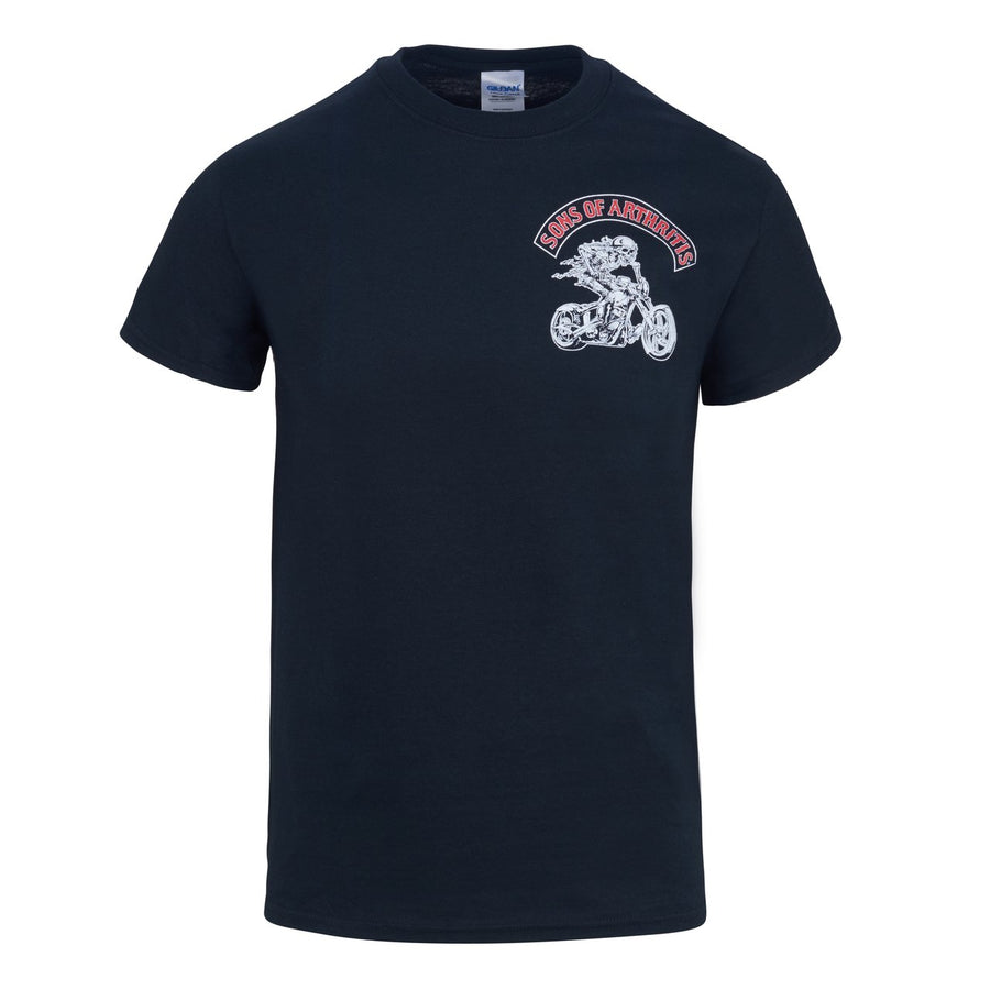 Sons of Arthritis Piss & Moan Chapter Short Sleeve Biker T-shirt