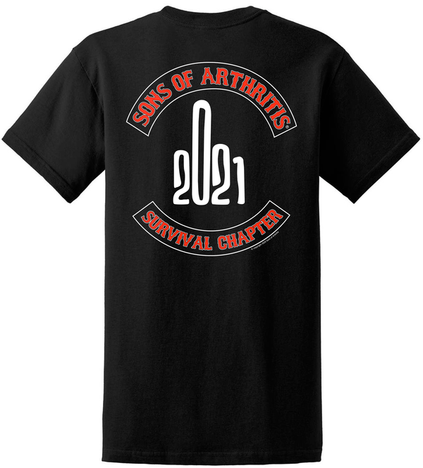 Sons of Arthritis 2021 Survival Chapter T-Shirt