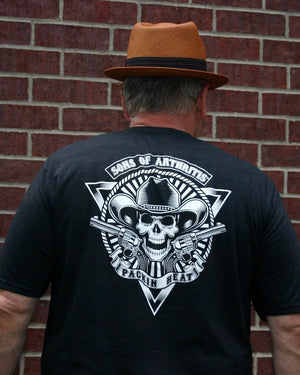 Sons of Arthritis "Packin Heat" Biker Tri-Blend T-Shirt