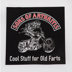 5" X 5"  Bad Biker Sticker
