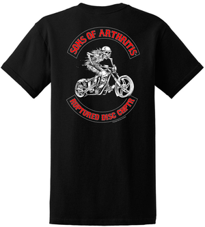 Sons of Arthritis Ruptured Disc Chapter Tee (Black)