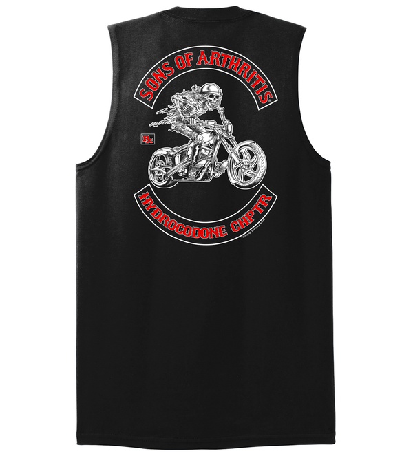 Hydrocodone Chapter Sleeveless Biker T-Shirt