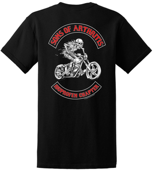 Sons of Arthritis Ibuprofen Chapter Short Sleeve T-Shirt