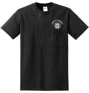 Sons of Arthritis Limited Edition QUARANTINE CHAPTER TELL THE COP POCKET Short Sleeve 100% Cotton Biker T-shirt?