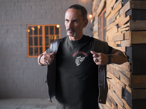 Biker Born Black Tee