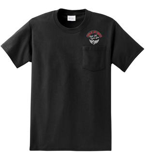 Ride Till You Die Black Pocket Tee