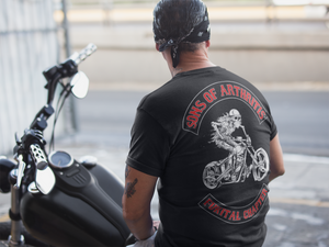 Sons of Arthritis FUKITAL CHAPTER Pocket Biker T-shirt?