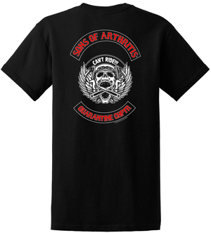 Limited Edition CAN'T RIDE QUARANTINE CHAPTER  Biker T-shirt?