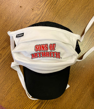 "SONS OF ARTHRITIS" Washable Double Layer Adjustable Cotton Face Mask