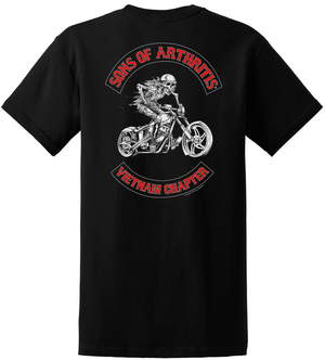 Sons of Arthritis NORTHERN FLAG VIETNAM CHAPTER  EDITION Biker T-shirt?