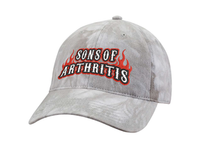 Sons of Arthritis Gray Logo Tie dye hat
