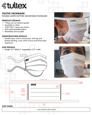 "SONS OF ARTHRITIS" Washable Double Layer Adjustable Cotton Face Mask