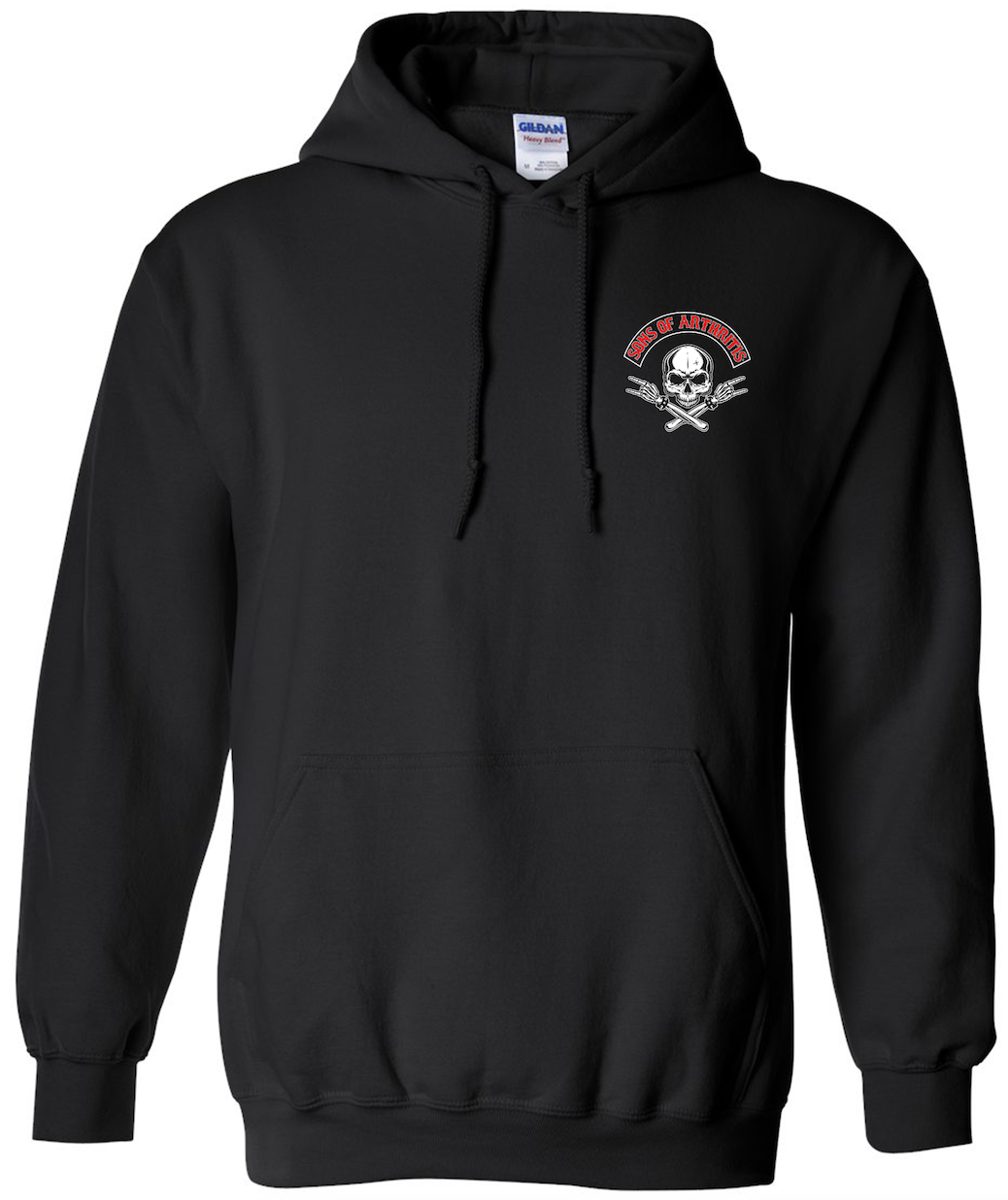 Ibuprofen Chapter Biker Hoodie Sons of Arthritis