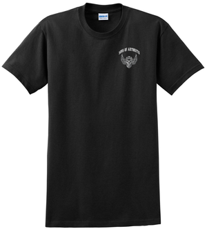 Sons of Arthritis Seasoned Biker Black Short Sleeve 100% Cotton Biker T-shirt
