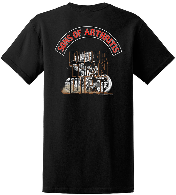 Sons of Arthritis Older Than Dirt Pocket T-shirt