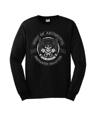 Skull & Pistons Long Sleeve Front Image