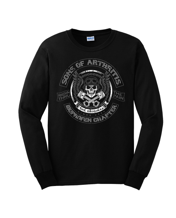 Skull & Pistons Long Sleeve Front Image