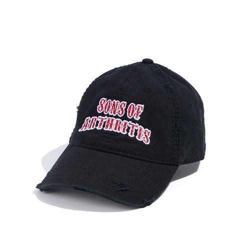 Sons of Arthritis Distressed Black Cap