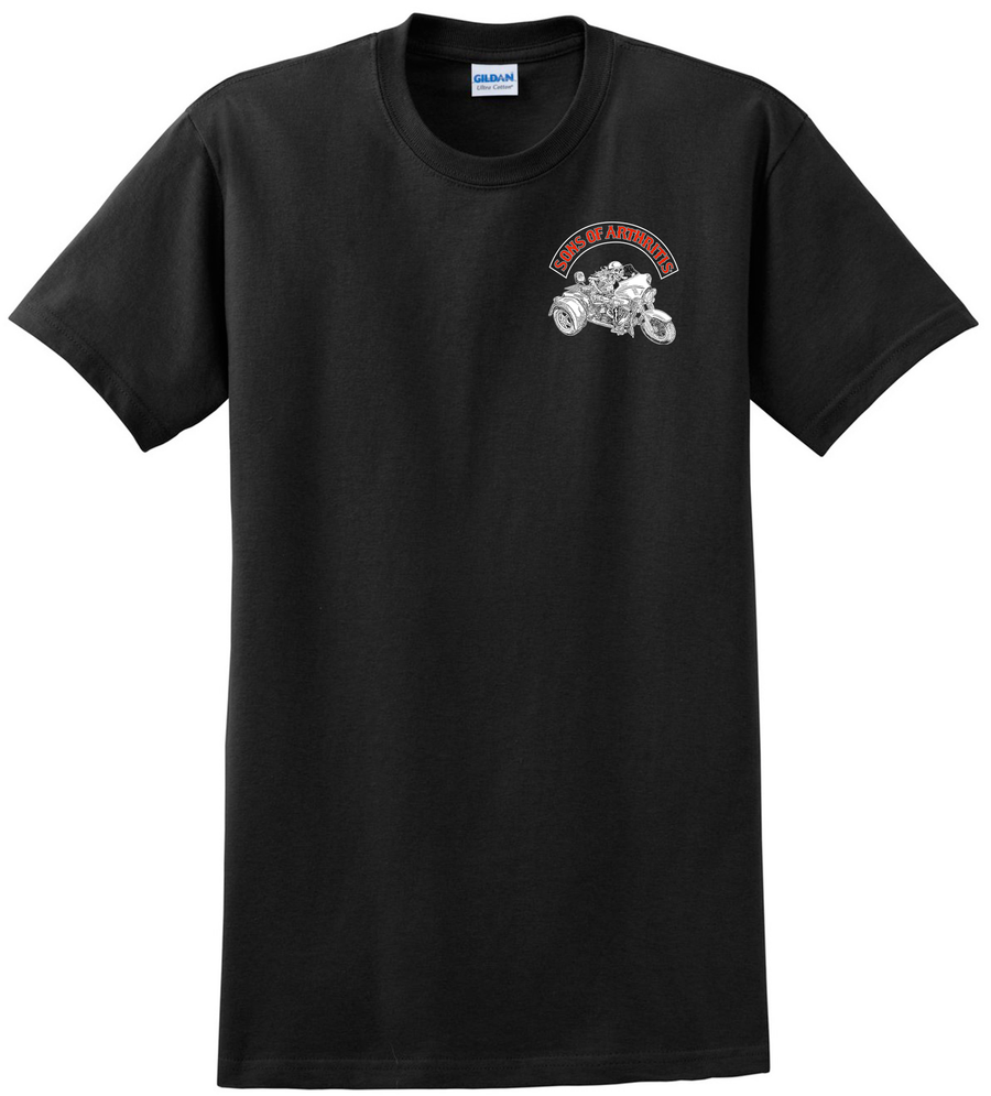 Sons of Arthritis Trike Chapter (Fred's Trike) - BLACK T-SHIRT