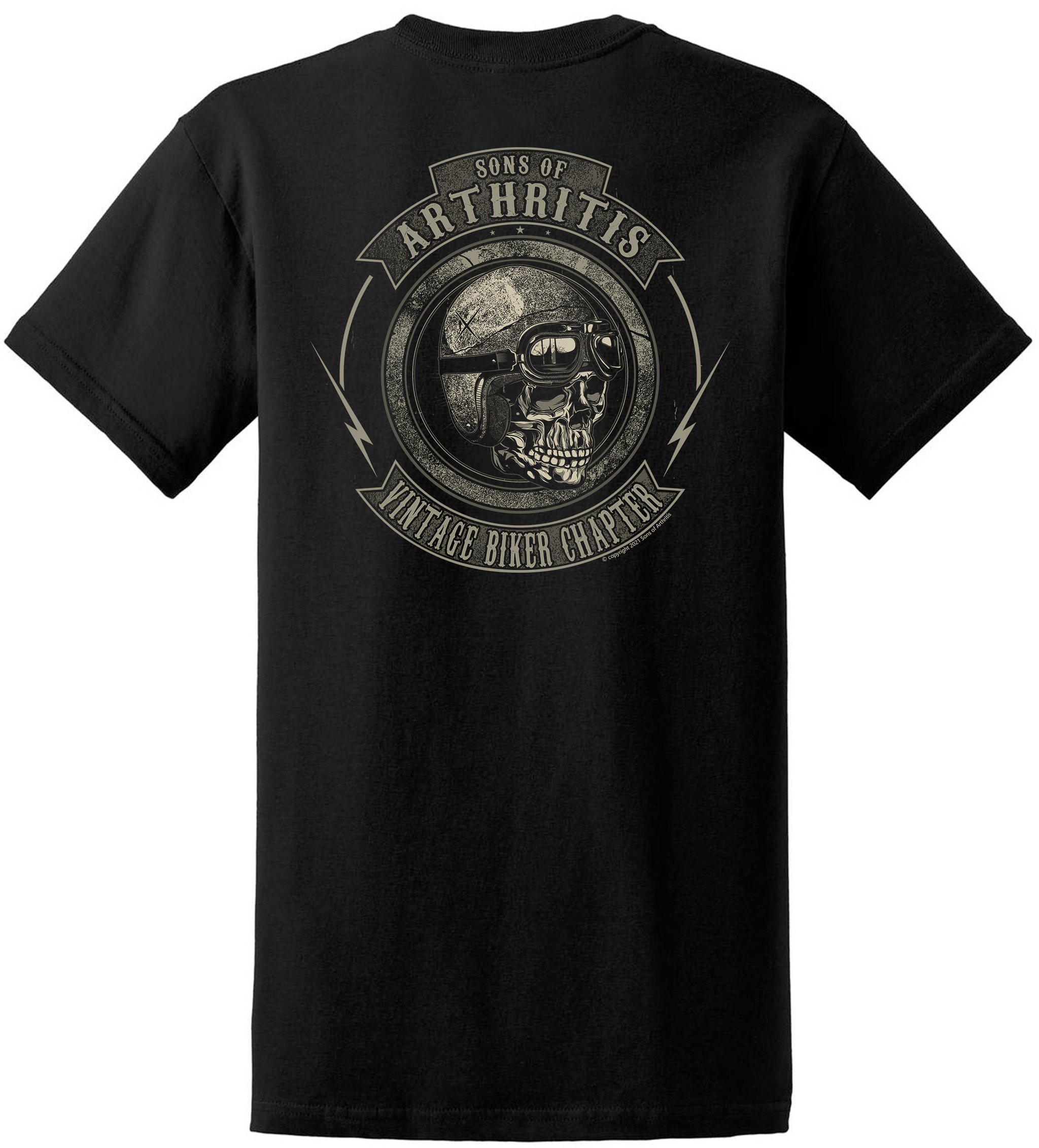 Sons of Arthritis Vintage Biker Chapter T-shirt