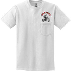Sons of Arthritis Ibuprofen Chapter White Pocket T-shirt