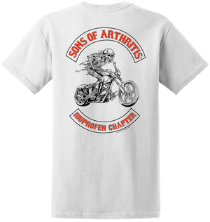 Sons of Arthritis Ibuprofen Chapter Short Sleeve T-Shirt