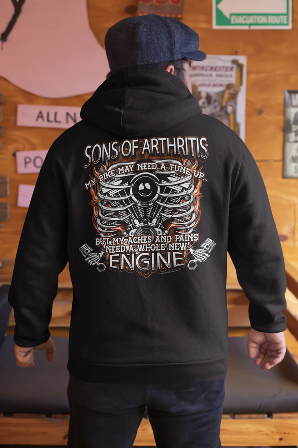 Sons of Arthritis New Engine Chapter - Black (See More Styles)