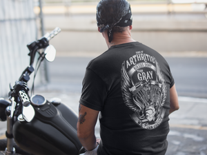 We Turn Chrome Black Pocket Tee