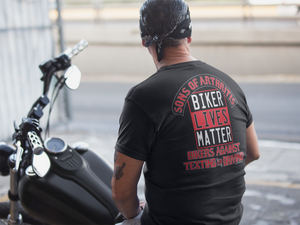Sons of Arthritis Biker Lives Matter 100% Cotton Biker T-shirt