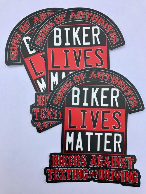 Biker Lives Matter  5" x 6" Sticker