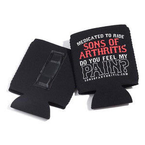 "Do You Feel My Pain" Magnetic Biker Koozie