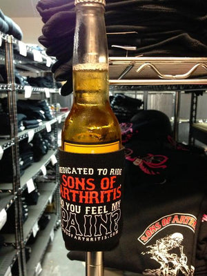 "Do You Feel My Pain" Magnetic Biker Koozie