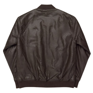 Sons of Arthritis FAUX Leather Bomber Jacket