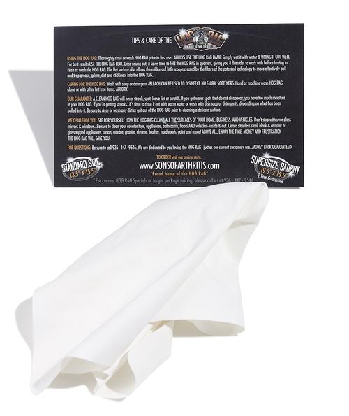 Hog Rag Standard Size 13.5" X 15.5"