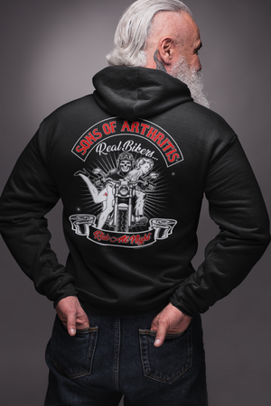 SONS OF ARTHRITIS RIDE ALL NIGHT CHAPTER - BLACK (SEE STYLES)