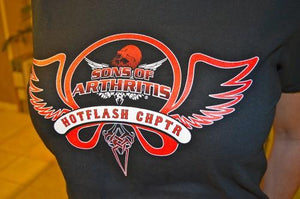 Hot Flash Chapter Biker Tee (Red)