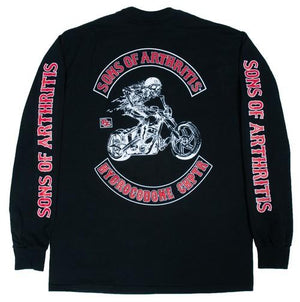 Sons of Arthritis Hydrocodone Chapter Long Sleeve Biker T-Shirt